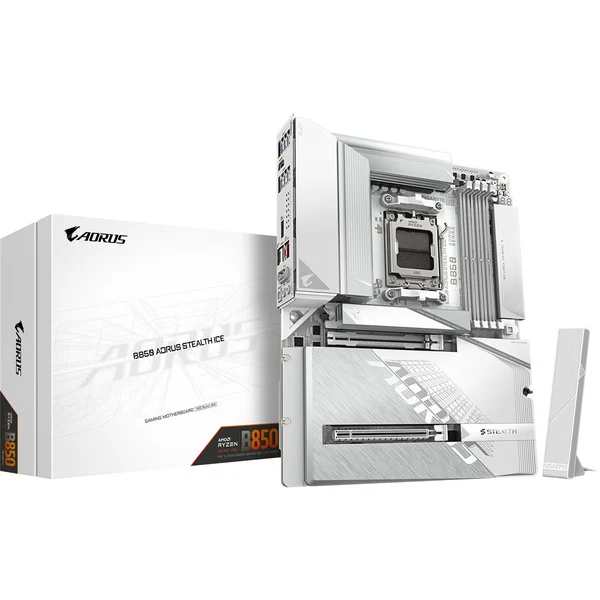 GIGABYTE B850 AORUS STEALTH ICE socket AM5 moederbord