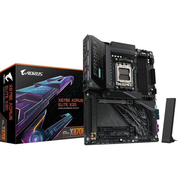 GIGABYTE X870E AORUS ELITE X3D socket AM5 moederbord