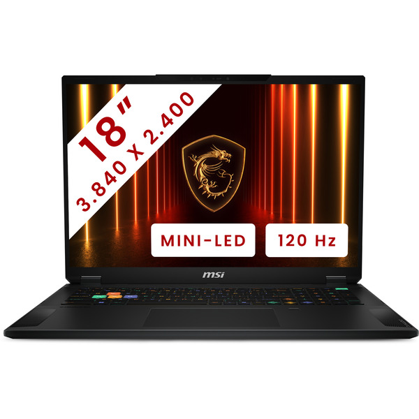 MSI Stealth 18 HX AI (A2XWIG-019BE) 18" gaming laptop