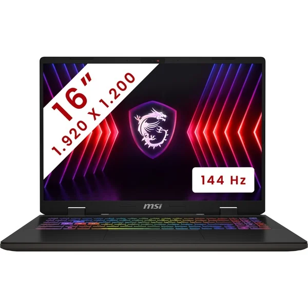 MSI Sword 16 HX (B14VFKG-016BE) 16" gaming laptop