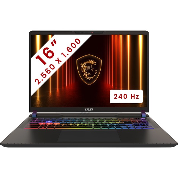 MSI Vector 16 HX AI (A2XWHG-204BE) 16" gaming laptop