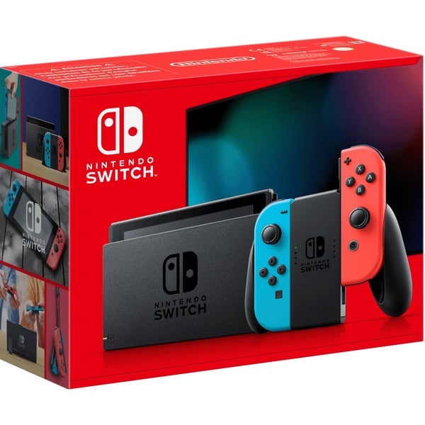 Nintendo Switch — Neonrood/neonblauw